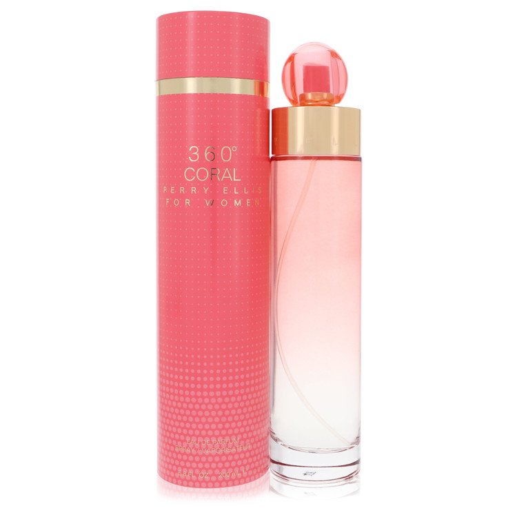 Perry Ellis 360 Coral Eau De Parfum Spray by Perry Ellis 200 ml