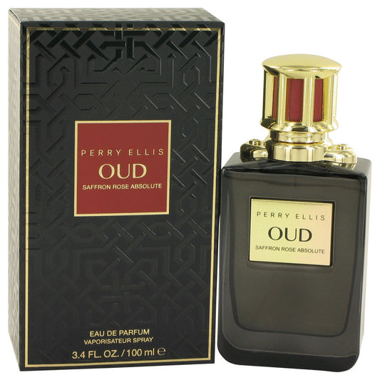 Perry Ellis Oud Saffron Rose Absolute Eau De Parfum Spray by Perry Ellis 100 ml