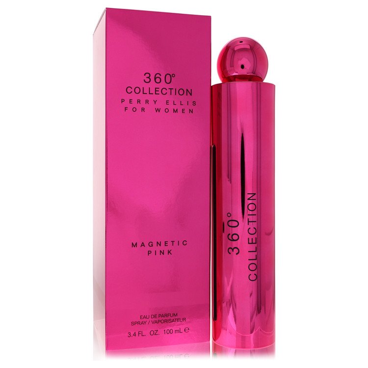 Perry Ellis 360 Collection Magnetic Pink Eau De Parfum Spray by Perry Ellis 100 ml