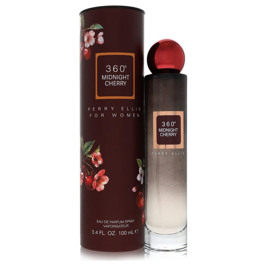 Perry Ellis 360 Midnight Cherry Eau De Parfum Spray by Perry Ellis 100 ml