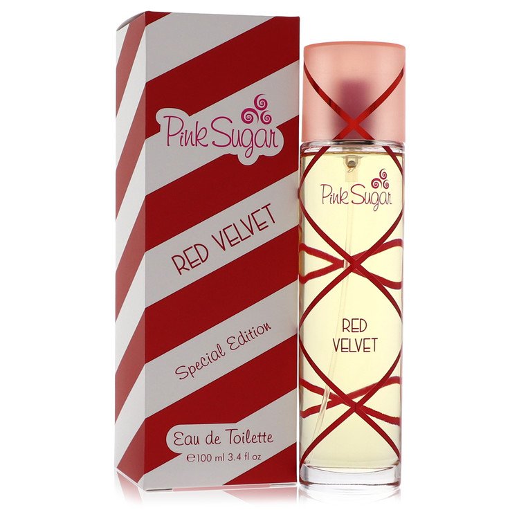 Pink Sugar Red Velvet Eau De Toilette Spray by Aquolina 100 ml