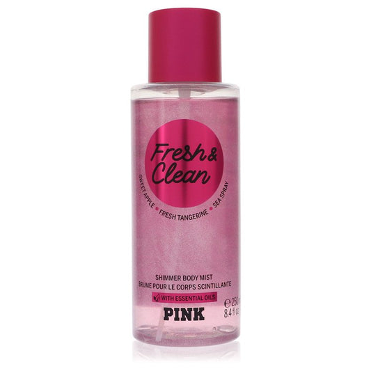 Pink Fresh And Clean Shimmer Body Mist by Victorias Secret 248 ml