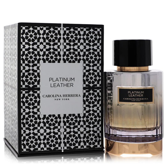 Platinum Leather Eau De Parfum Spray (Unisex) by Carolina Herrera 100 ml