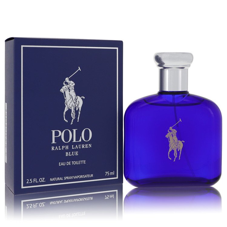 Polo Blue Eau De Toilette Spray by Ralph Lauren 75 ml