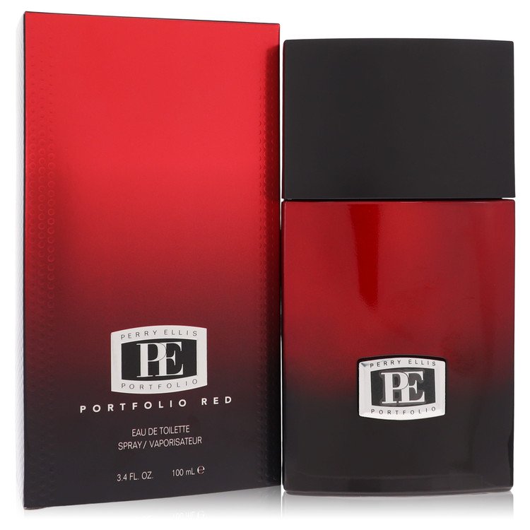 Portfolio Red Eau De Toilette Spray by Perry Ellis 100 ml