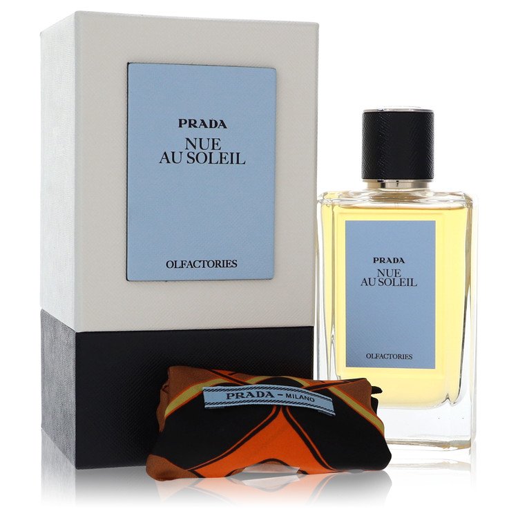 Prada Olfactories Nue Au Soleil Eau De Parfum Spray with Free Gift Pouch by Prada 100 ml