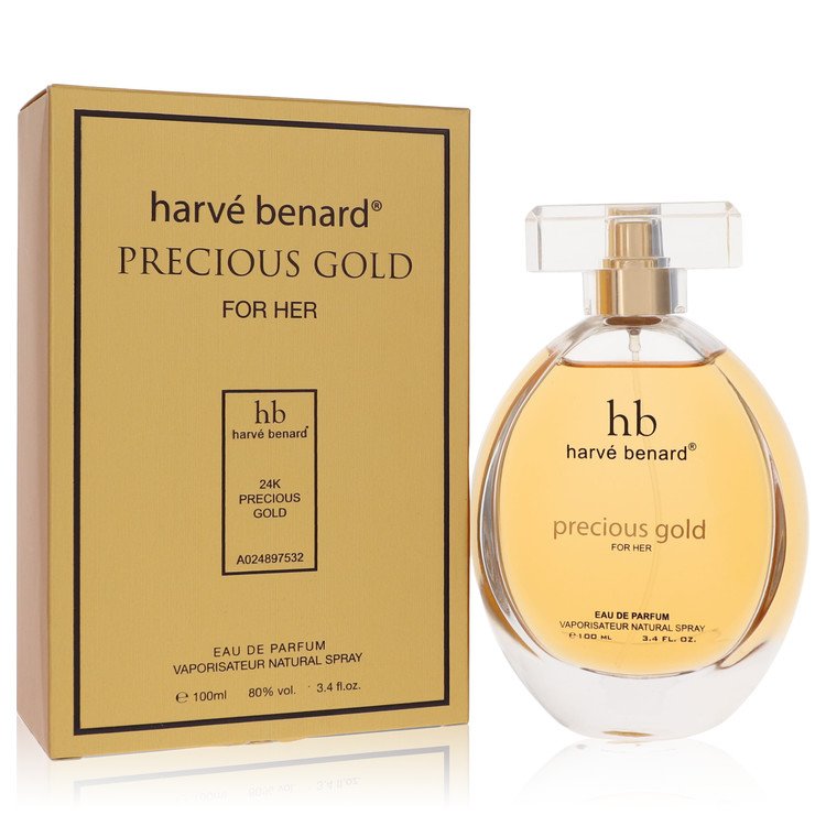 Precious Gold Eau De Parfum Spray by Harve Benard 100 ml