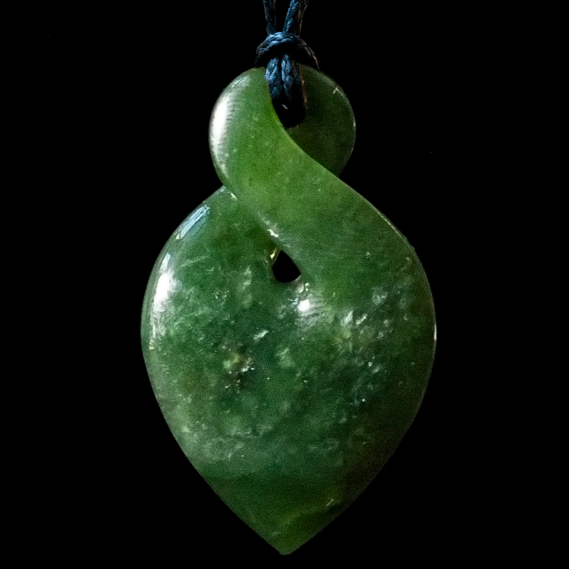 Pounamu Pikorua (twist) Pendant