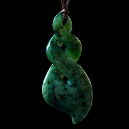 Double Pikorua (twist) Pendant