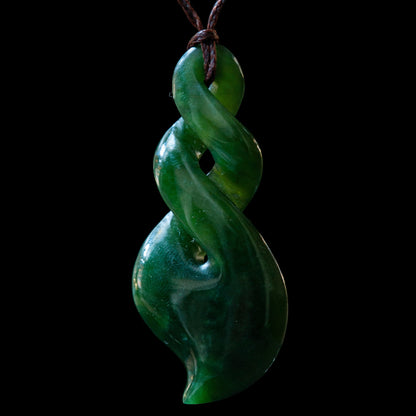 Double Pikorua (twist) Pendant