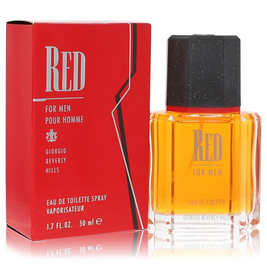 Red Eau De Toilette Spray by Giorgio Beverly Hills 50 ml