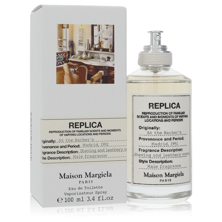 Replica At The Barbers Eau De Toilette Spray by Maison Margiela 100 ml