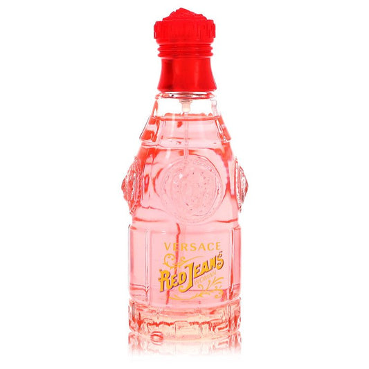 Red Jeans Eau De Toilette Spray (unboxed) by Versace 75 ml