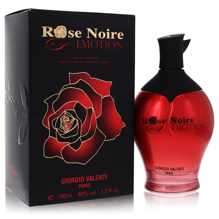 Rose Noire Emotion Eau De Parfum Spray by Giorgio Valenti 100 ml