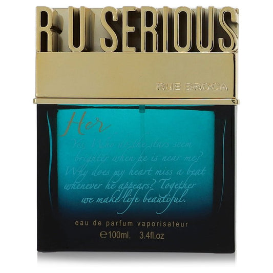 R U Serious Her Eau De Parfum Spray (unboxed) by Rue Broca 100 ml