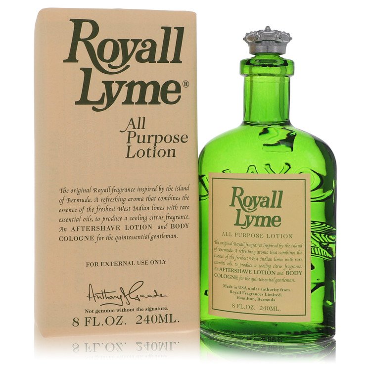 Royall Lyme All Purpose Lotion / Cologne by Royall Fragrances 240 ml