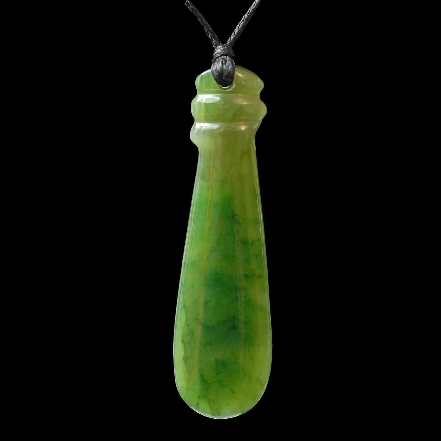 Greenstone Mere, handcrafted jade carving Necklace