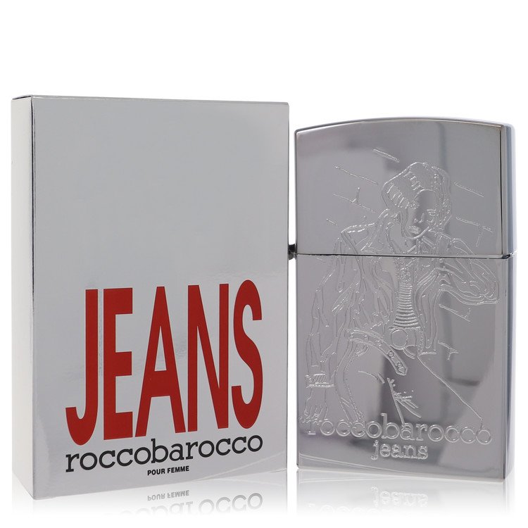 Roccobarocco Silver Jeans Eau De Toilette Spray (new packaging) By Roccobarocco Brands HD