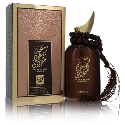 Sabha Wa Oud Cambodi Eau De Parfum Spray (Unisex) by Rihanah 100 ml