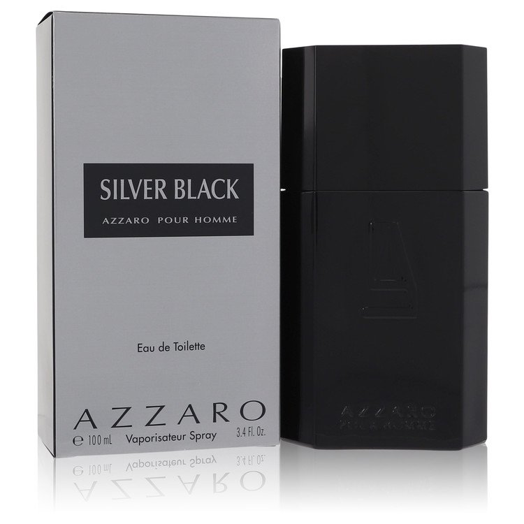 Silver Black Eau De Toilette Spray by Azzaro 100 ml