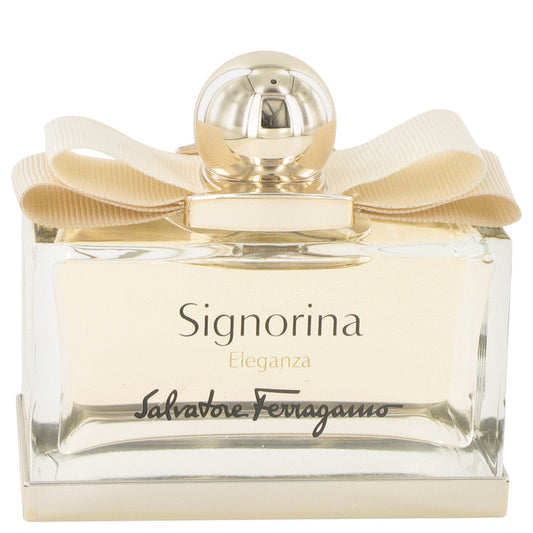 Signorina Eleganza Eau De Parfum Spray (unboxed) by Salvatore Ferragamo 100 ml