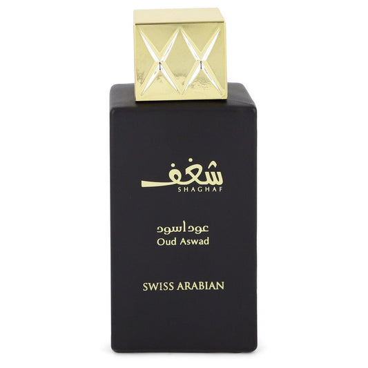 Shaghaf Oud Aswad Eau De Parfum Spray (unboxed) by Swiss Arabian 75 ml