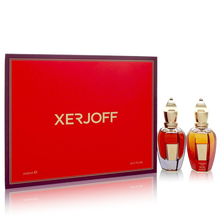 Shooting Stars Amber Gold & Rose Gold Gift Set - 1.7 oz EDP in Amber Gold + 1.7 oz EDP in Rose Gold by Xerjoff --