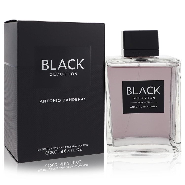 Seduction In Black Eau De Toilette Spray by Antonio Banderas 200 ml