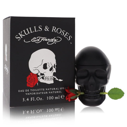 Skulls & Roses Eau De Toilette Spray by Christian Audigier 100 ml