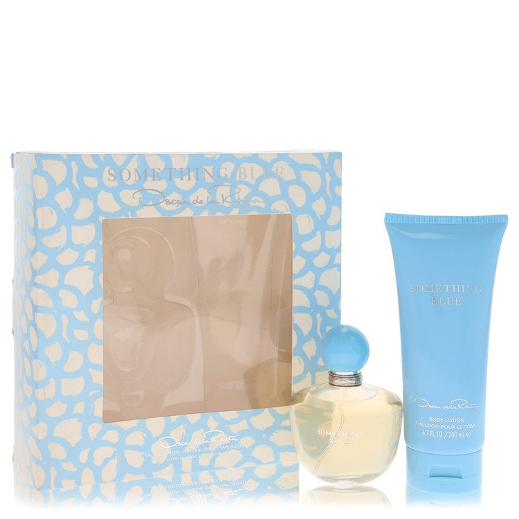 Something Blue Gift Set - 3.4 oz Eau De Parfum Spray + 6.7 oz Body Lotion by Oscar De La Renta --