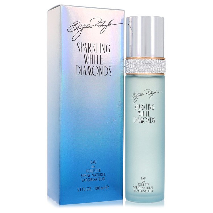 Sparkling White Diamonds Eau De Toilette Spray by Elizabeth Taylor 100 ml