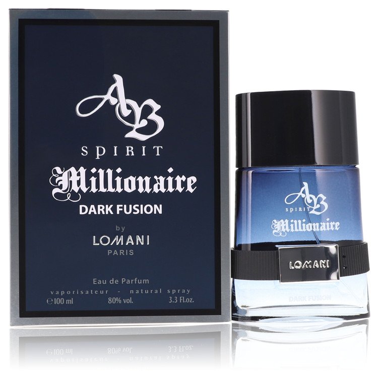 Spirit Millionaire Dark Fusion Eau De Parfum Spray by Lomani 100 ml