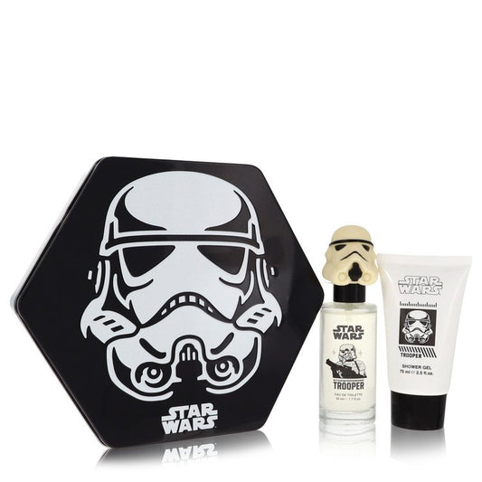 Star Wars Stormtrooper 3d Gift Set - 1.7 oz Eau De Toilette Spray + 2.5 oz Shower Gel by Disney --