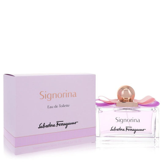 Signorina Eau De Toilette Spray by Salvatore Ferragamo 100 ml