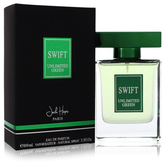 Swift Unlimited Green Eau De Parfum Spray by Jack Hope 100 ml