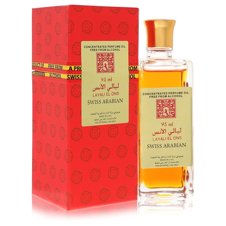 Swiss Arabian Layali El Ons Concentrated Perfume Oil Free From Alcohol by Swiss Arabian 95 ml