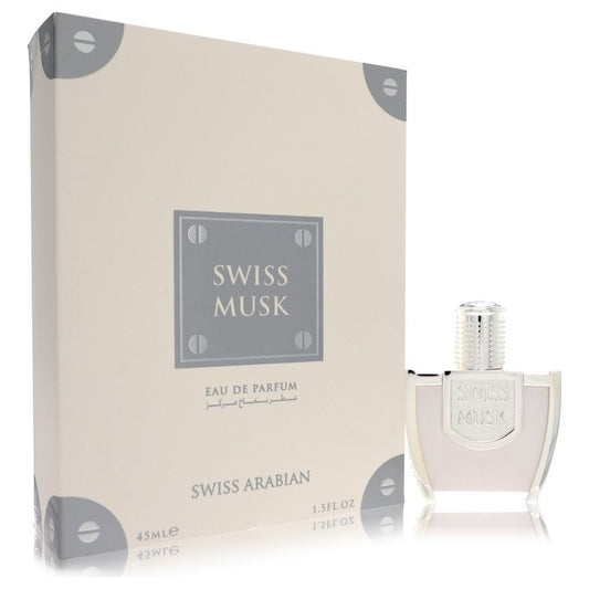 Swiss Musk Eau De Parfum Spray (Unisex) by Swiss Arabian 44 ml