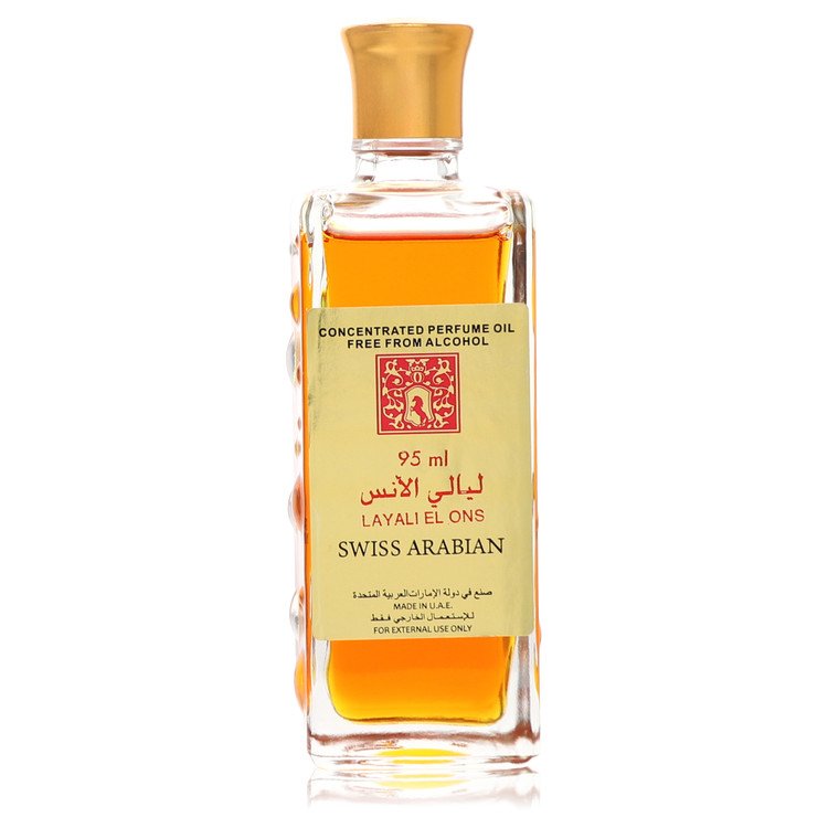 Swiss Arabian Layali El Ons Concentrated Perfume Oil Free From Alcohol (Unboxed) by Swiss Arabian 95 ml