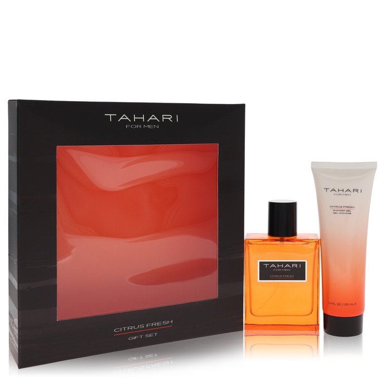 Tahari Citrus Fresh Gift Set - 3.4 oz Eau De Toilette Spray + 3.4 oz Shower Gel by Tahari --