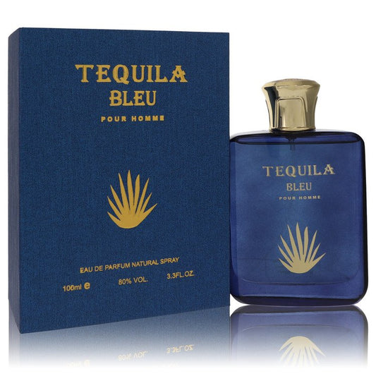 Tequila Pour Homme Bleu Eau De Parfum Spray by Tequila Perfumes 100 ml