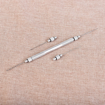 Fishing Baiting Needle Set 5-in-1 Aluminum Alloy Carp Fishing Rigging Needle Stringer Drill Hooks Fishing Bait Needle Tool