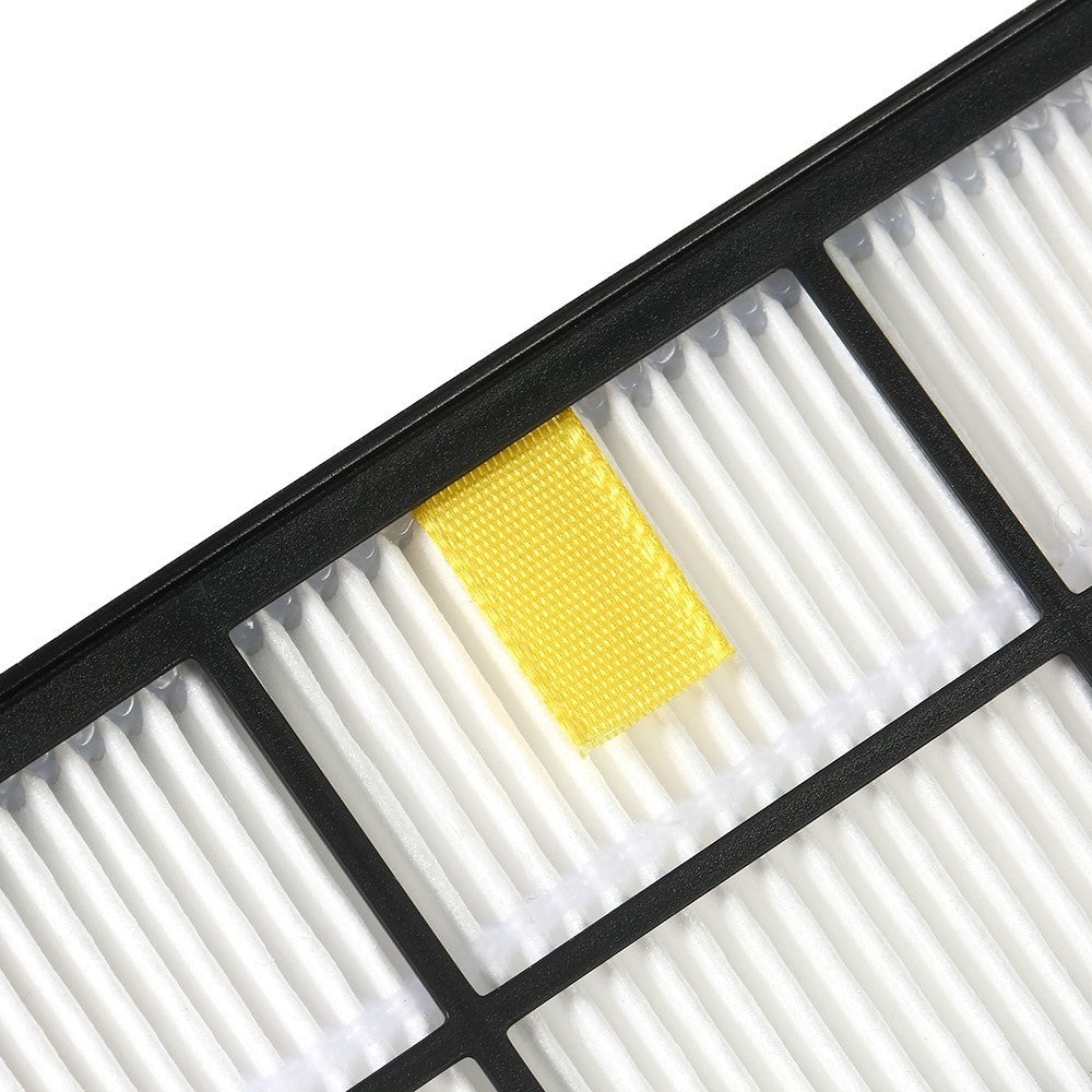 Pack of 12 Replacement Accessories Kit in 4 Side Brushes + 8 HEPA Filters for iRobot Roomba 800 & 900 Series Vacuum Cleaner