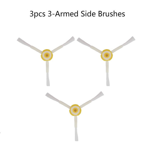3 PCS for iRobot Roomba 500 / 530 / 600 / 610 / 614 / 700 / 760 Cleaning Sweeper Robot Vacuum Cleaner Parts Side Brush 3-armed Replacement