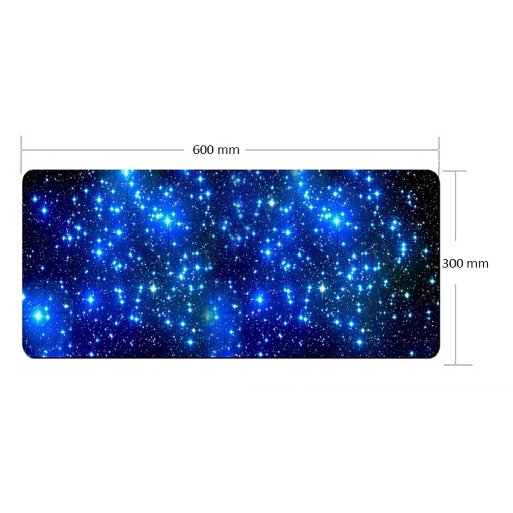 Starry Sky Picture Locking Edge Anti-Slip Gaming Mouse Pad Mat for PC Computer Laptop MackBook