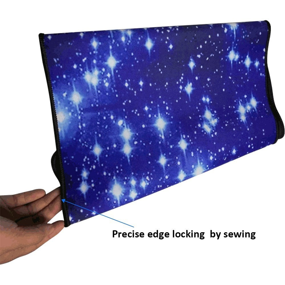 Starry Sky Picture Locking Edge Anti-Slip Gaming Mouse Pad Mat for PC Computer Laptop MackBook