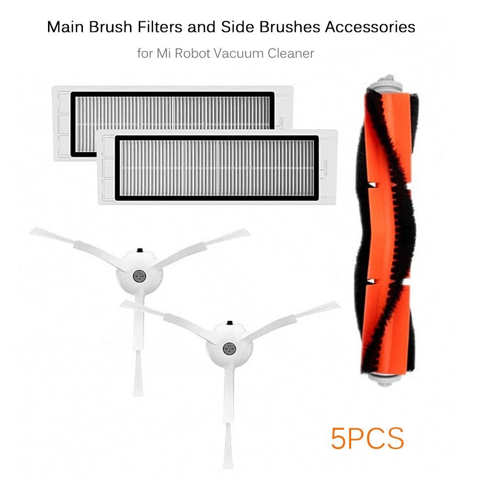 Main Brush Filters Side Brushes Parts for Xiaomi Mi Robot Vacuum Cleaner