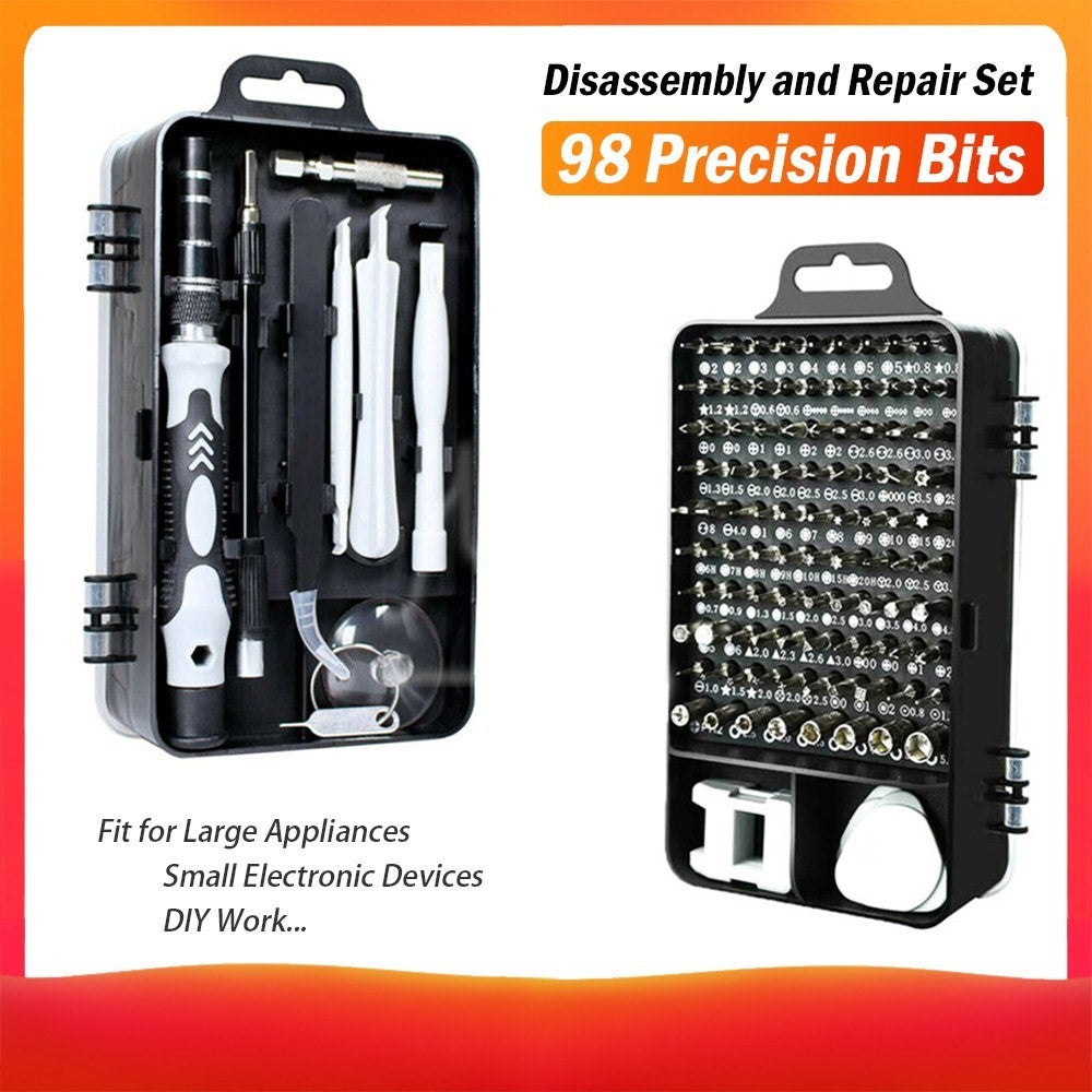 115-in-1 Magnetics Precision Screwdriver Set Fit Computer PC Phone Repair Tool Set Kits