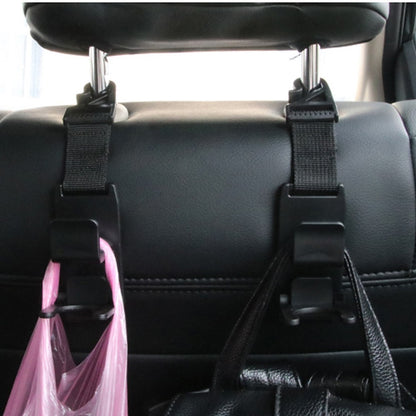 2Pcs/Set Universal Car Headrest Hooks Auto Back Seat Hanger Easy Installation Storage Bottle Holder