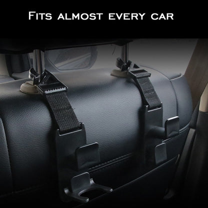 2Pcs/Set Universal Car Headrest Hooks Auto Back Seat Hanger Easy Installation Storage Bottle Holder