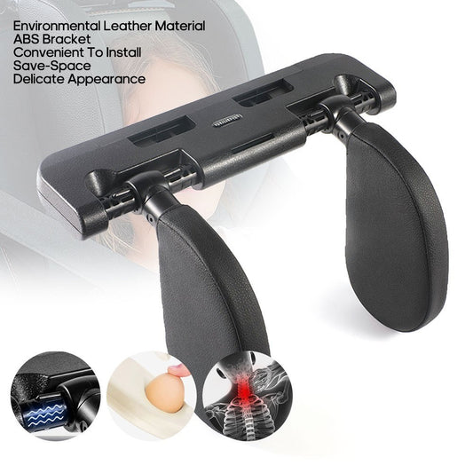 Triaxial Adjustable Car Seat Headrest Pillow Car Neck Head Shoulder Sleep Cushion